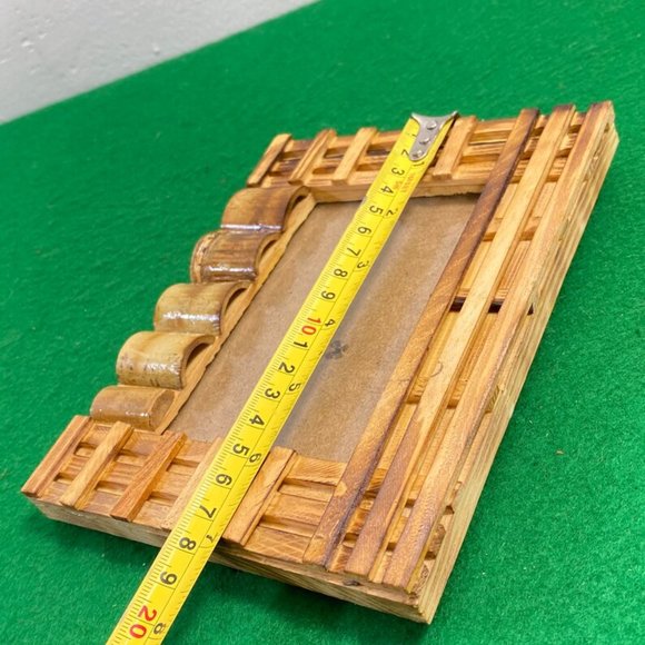 Vintage Handmade Wood Frame - Handmade Wooden Picture Frame - Picture Frames - S - Picture 5 of 9